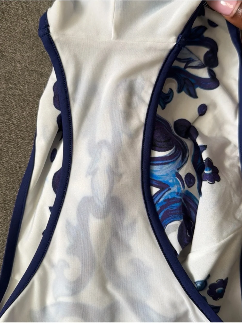 Brand New Authentic Dolce & Gabbana Miaolica one piece swimsuit -Blue - Picture 6 of 6
